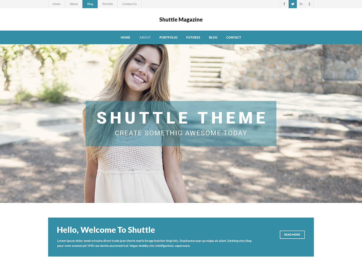 Shuttle weMagazine主题汉化包