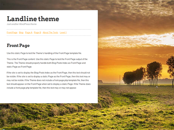 Landline主题汉化包