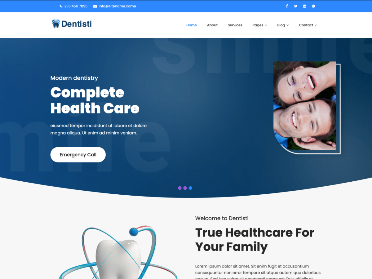Dentisti Clinic主题汉化包