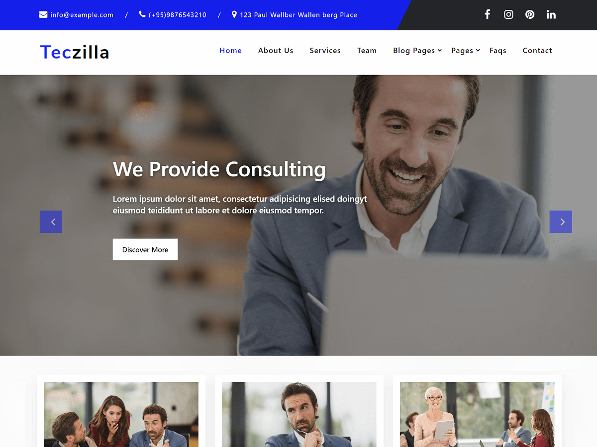 Teczilla Consulting主题汉化包