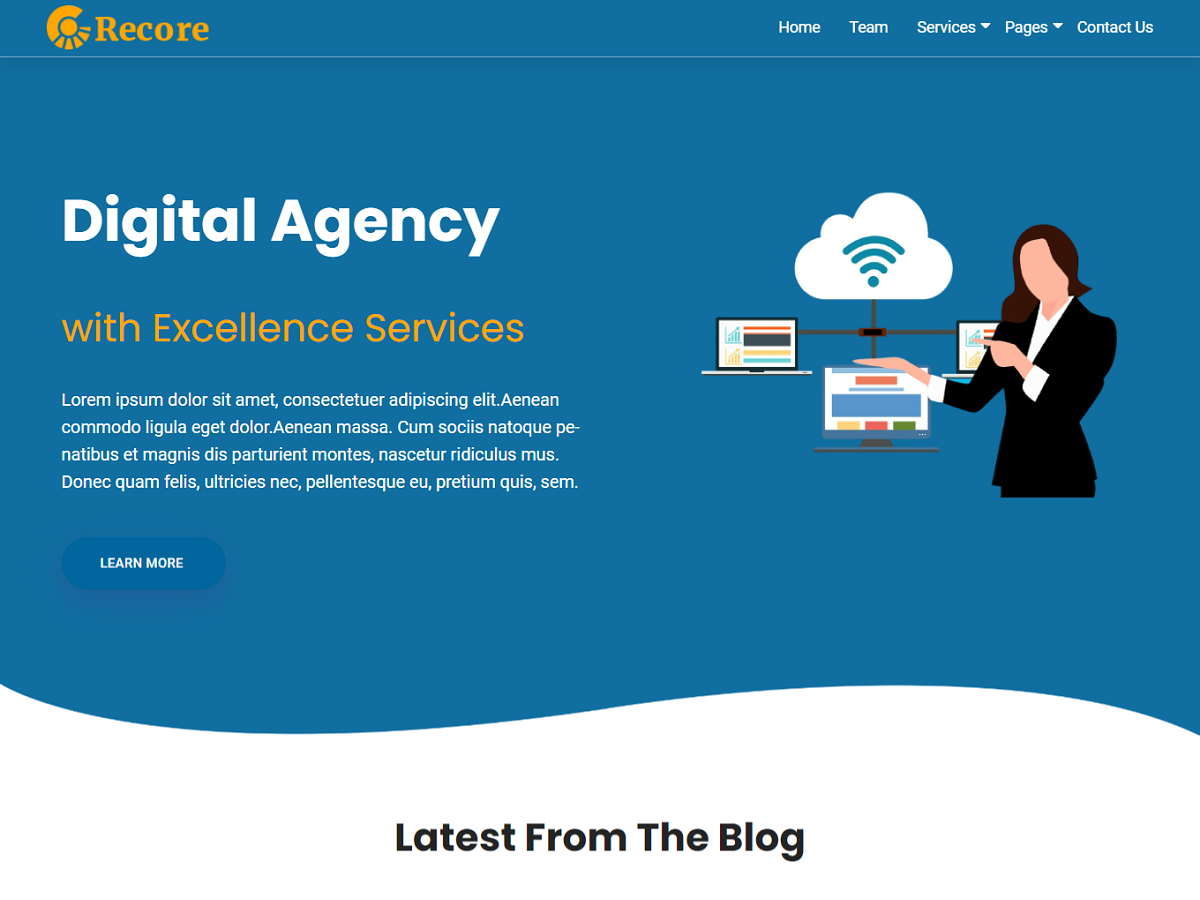 Recore主题汉化包