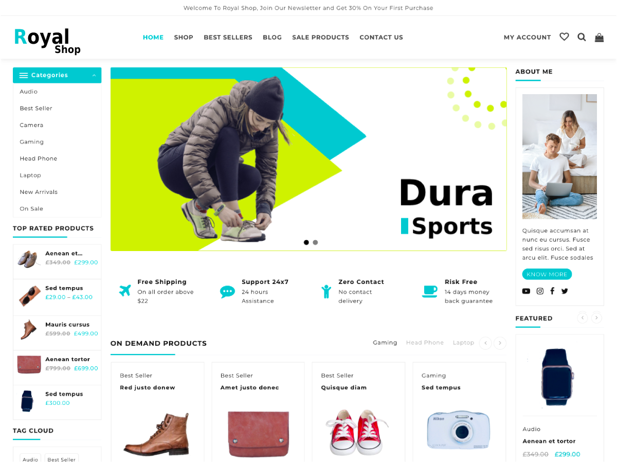 Royal Shop主题汉化包