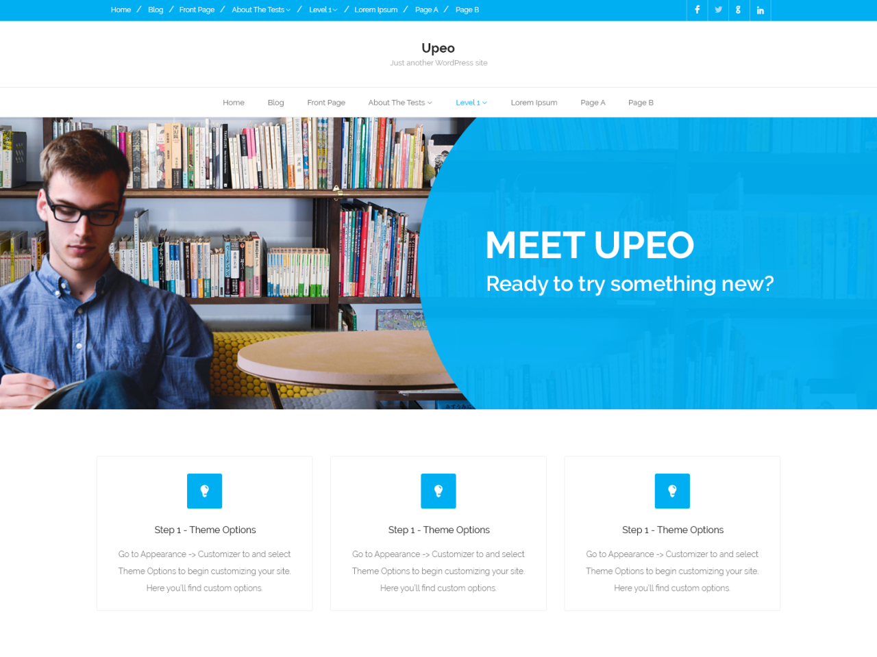 Upeo Business主题汉化包