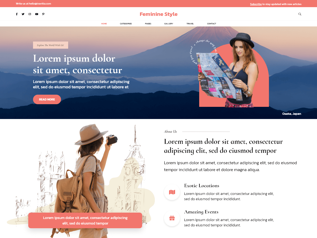 Feminine Style Lite主题汉化包