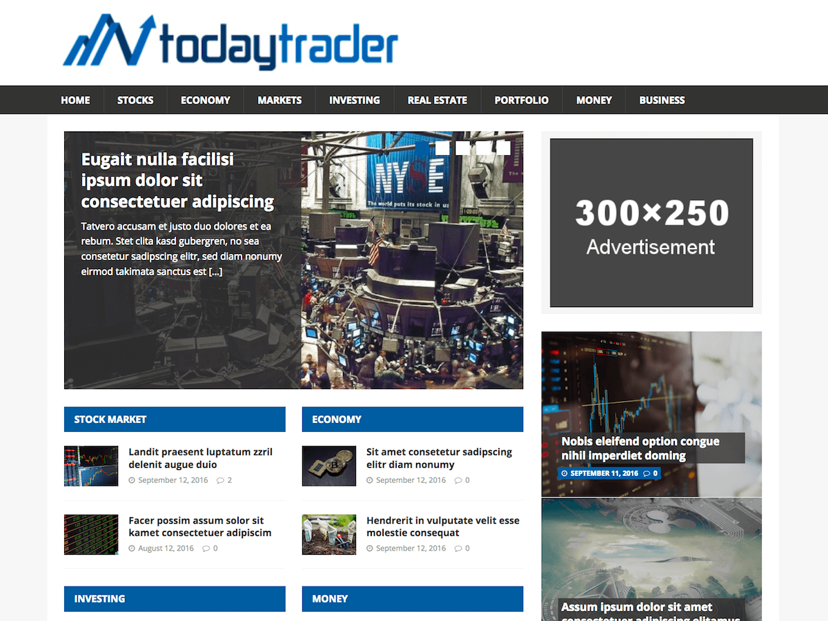 Financial News主题汉化包