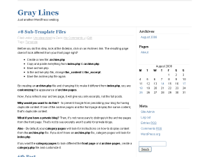 Gray Lines主题汉化包