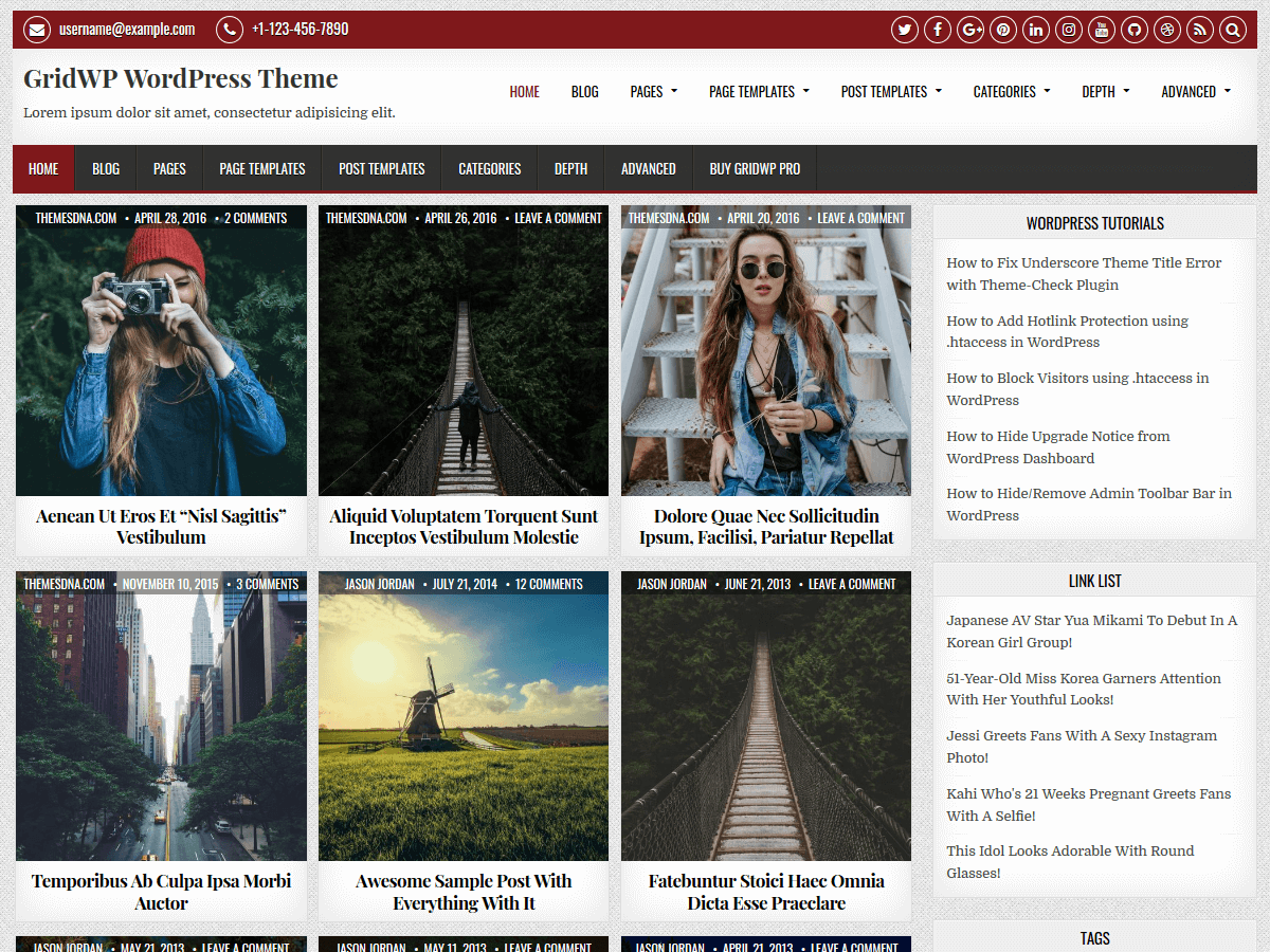 GridWP主题汉化包