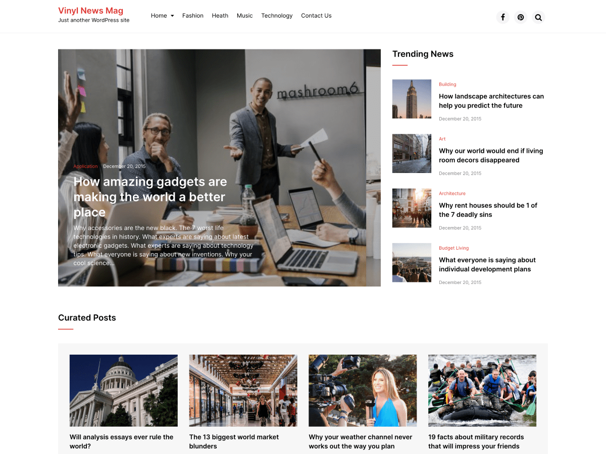 Vinyl News Mag主题汉化包