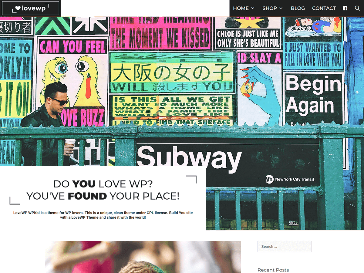 LoveWP主题汉化包