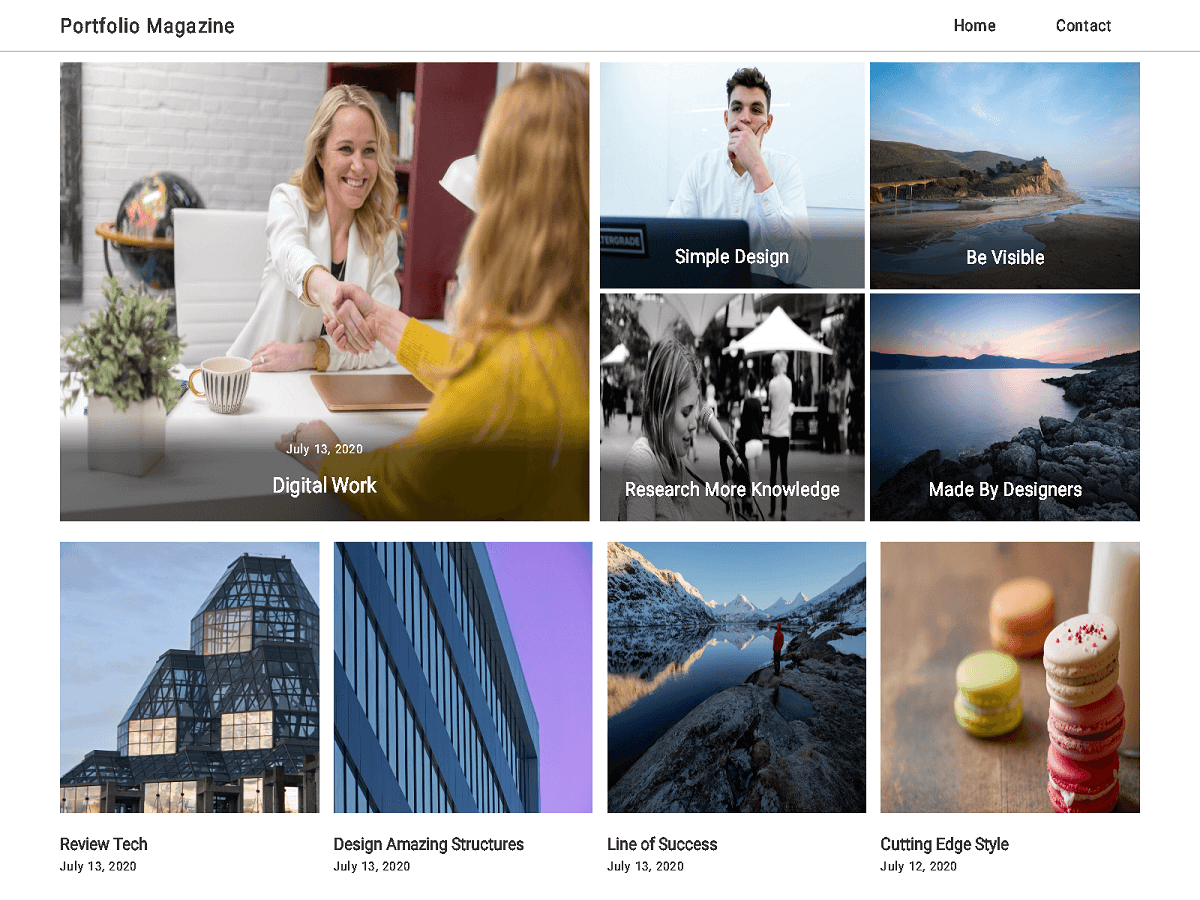 Portfolio Magazine主题汉化包