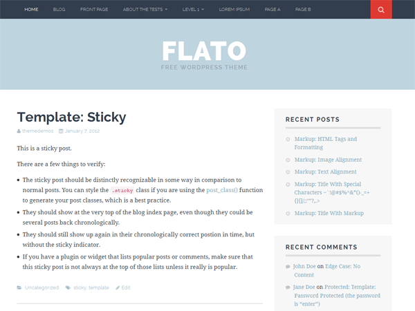 Flato主题汉化包