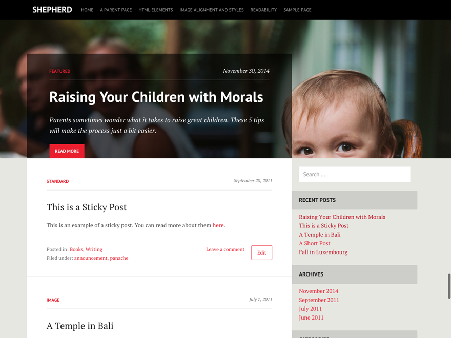 Shepherd主题汉化包