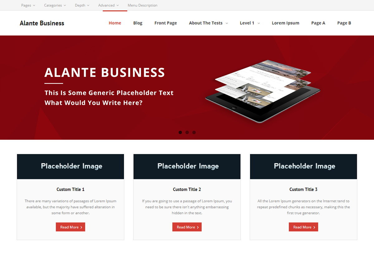 Alante Business主题汉化包