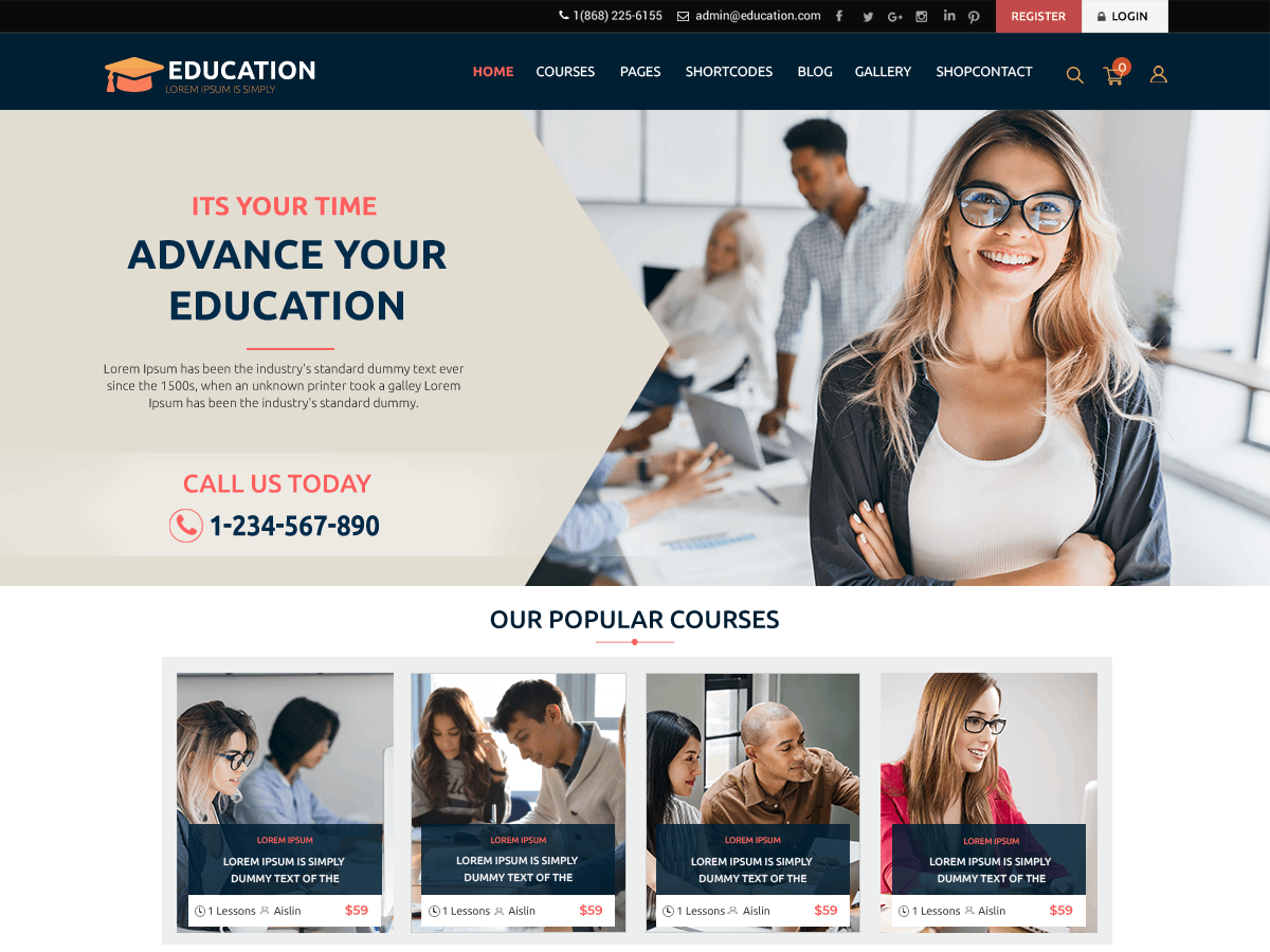 LMS Education主题汉化包