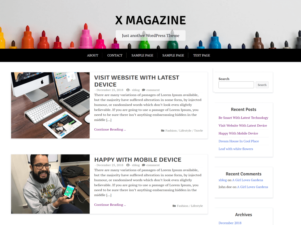 X Magazine主题汉化包