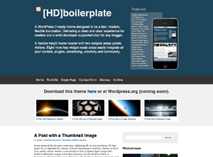 HDboilerplate主题汉化包