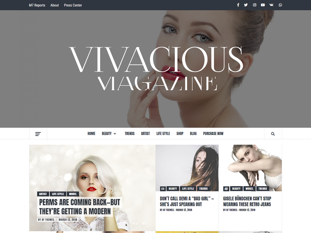 Vivacious Magazine主题汉化包