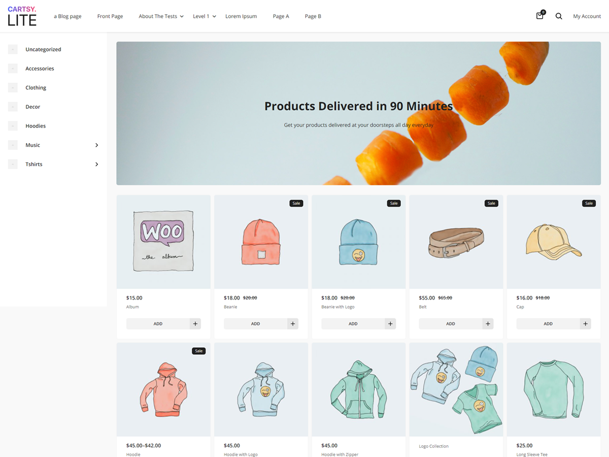 Cartsy Lite主题汉化包