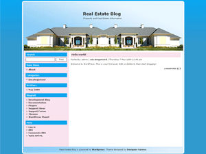 Real Estate Blog主题汉化包