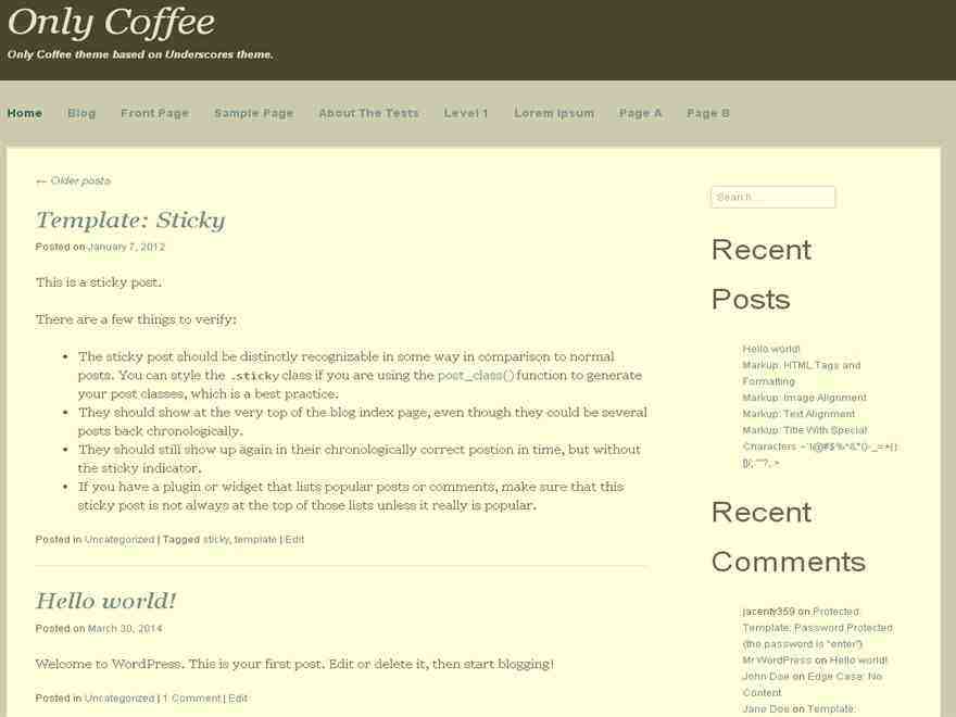 Only Coffee主题汉化包