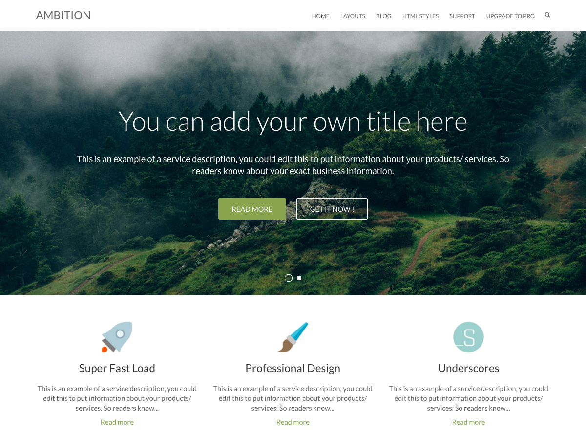 Ambition主题汉化包