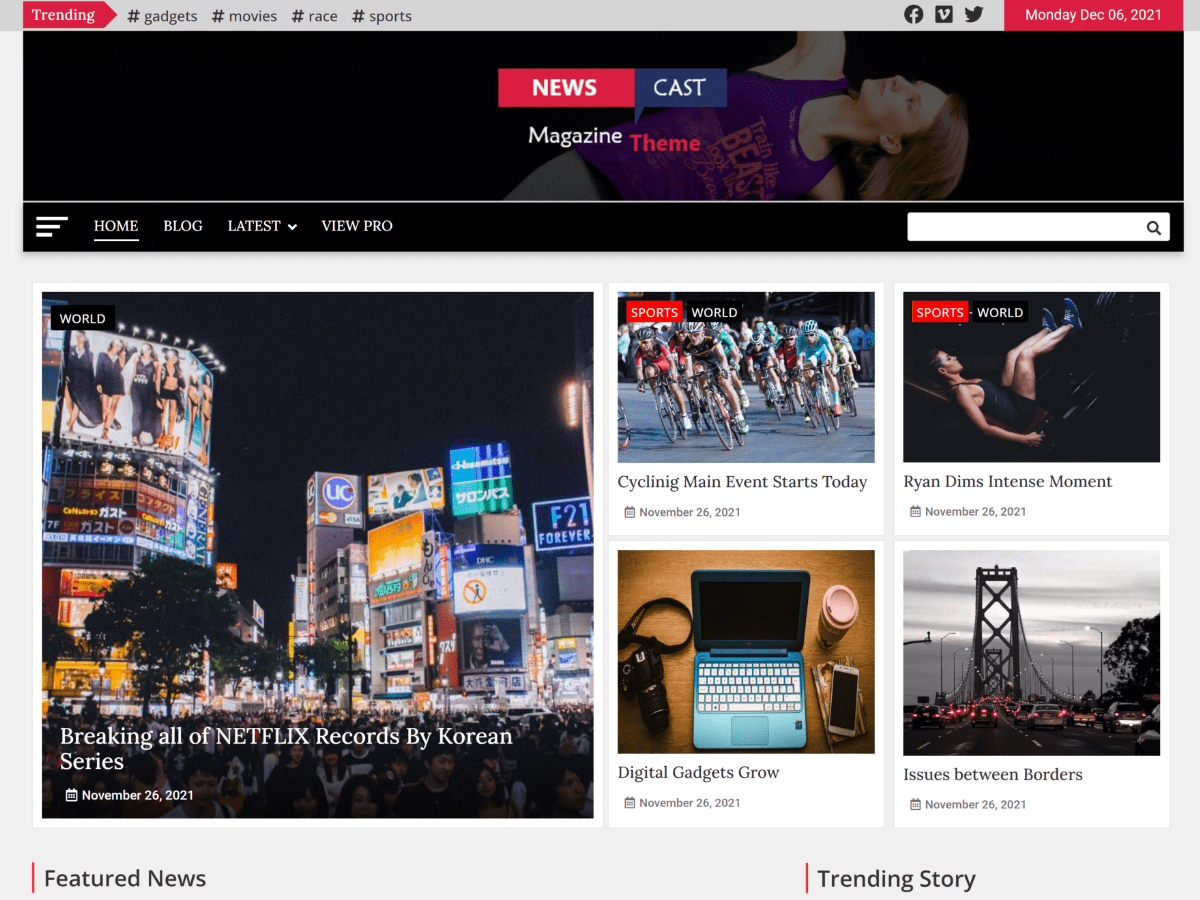 News Cast主题汉化包