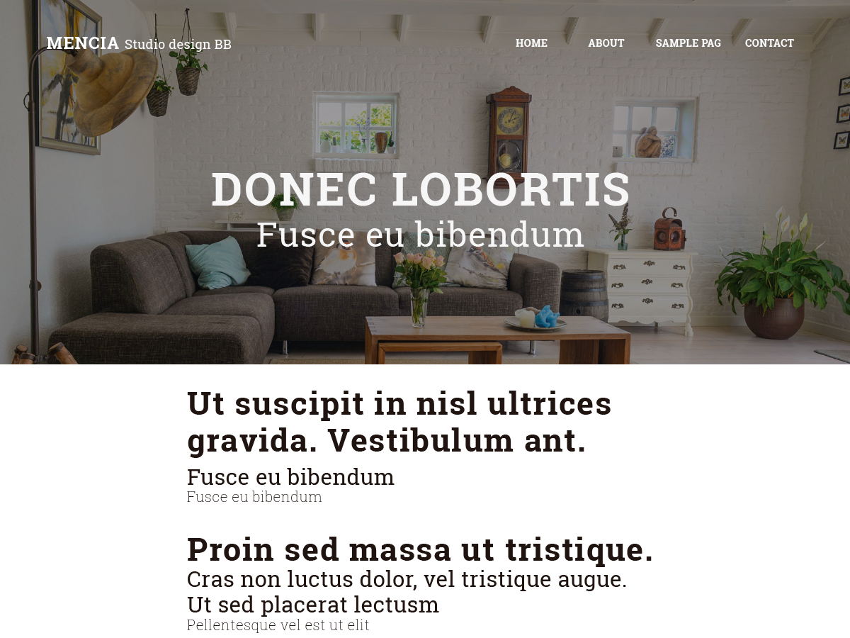 Mencia主题汉化包