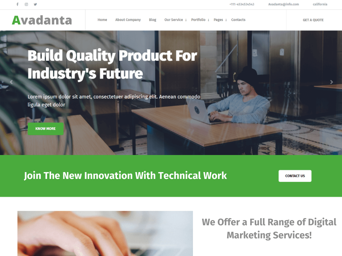 Avadanta Industry主题汉化包
