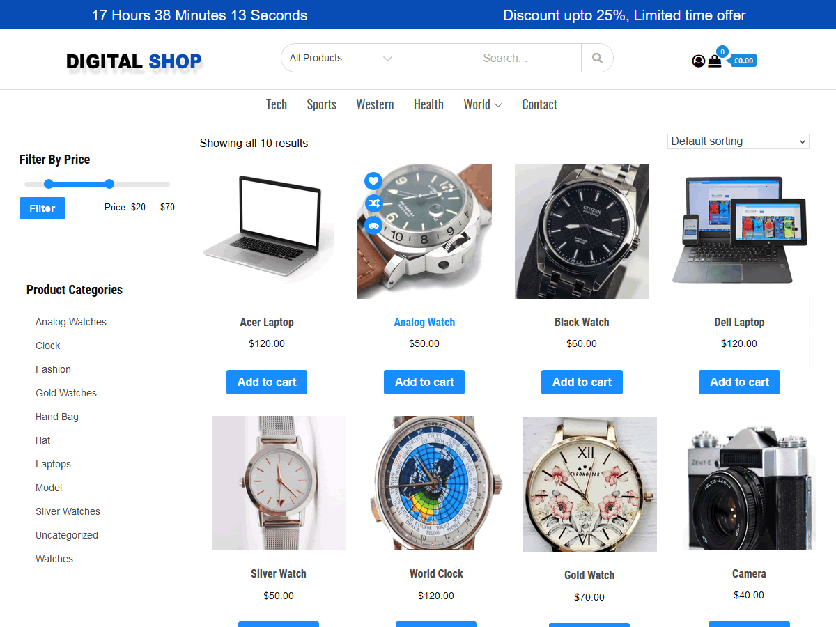 Digital Shop主题汉化包