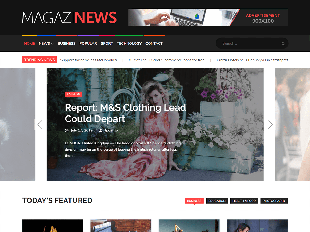 Magazinews主题汉化包