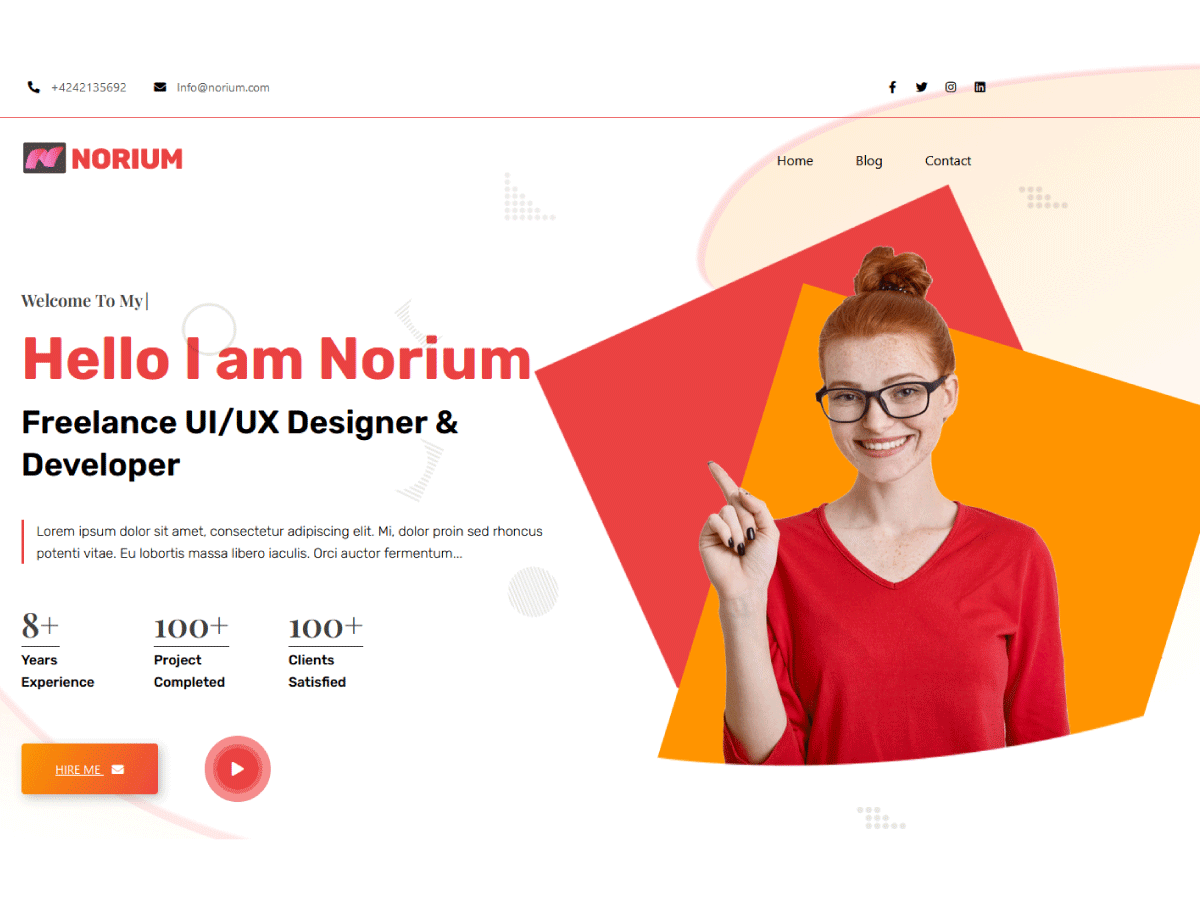 NoriumPortfolio主题汉化包