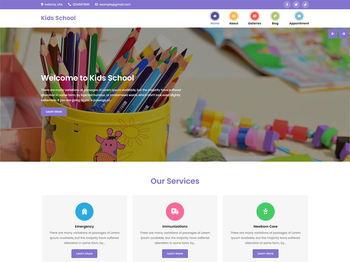 Kids School主题汉化包