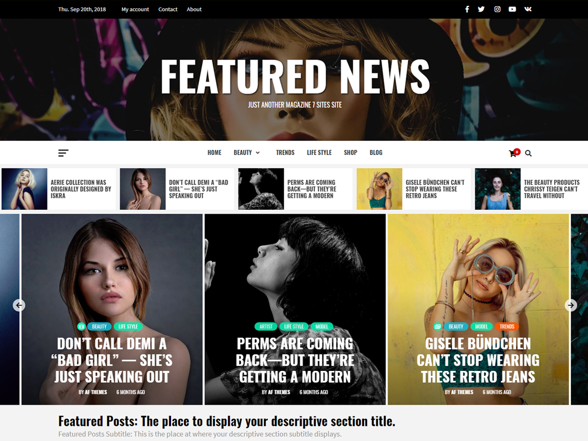 Featured News主题汉化包