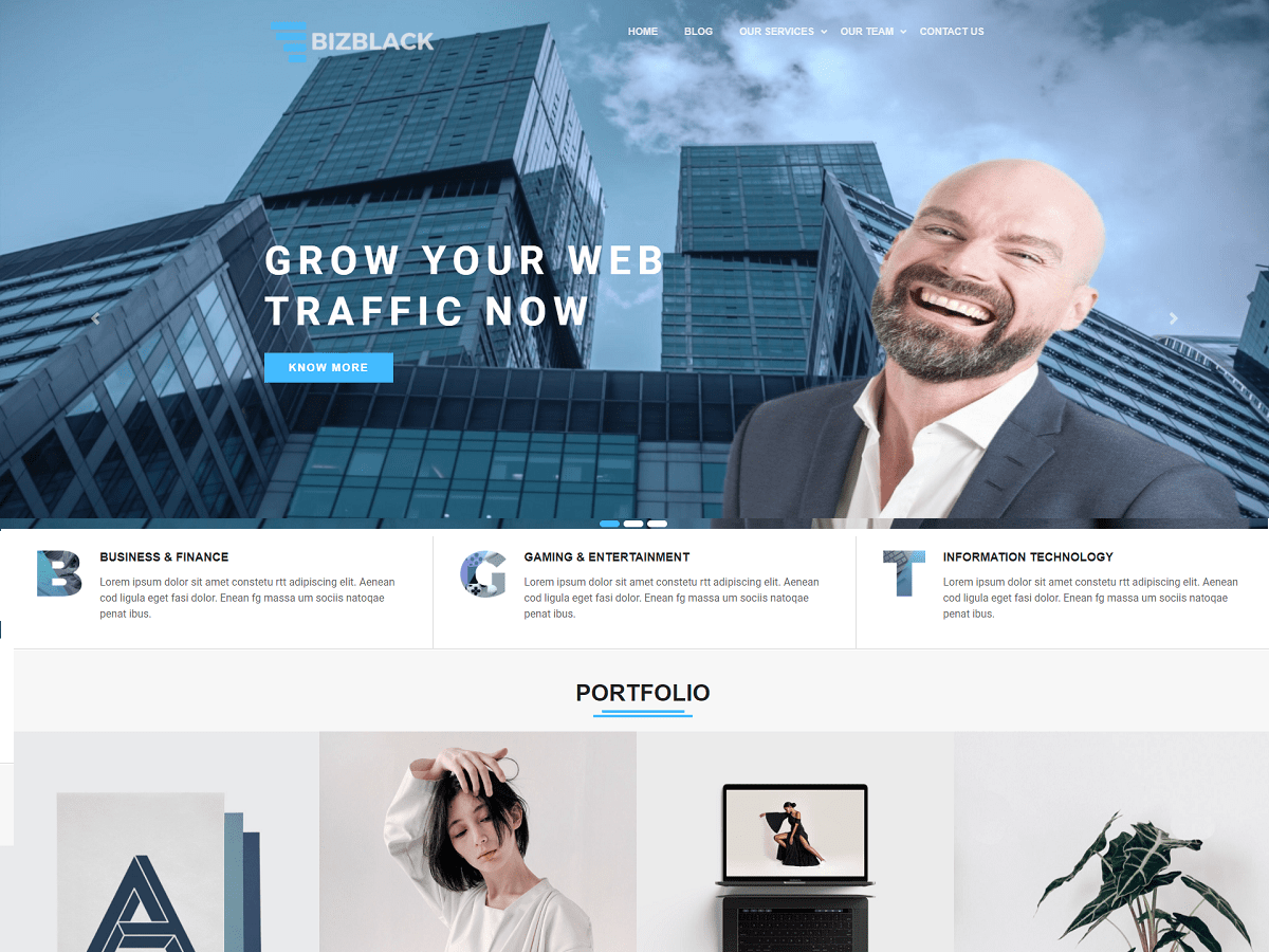 Bizblack主题汉化包