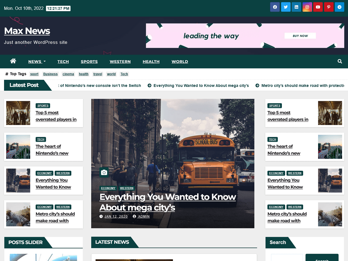 Max News主题汉化包