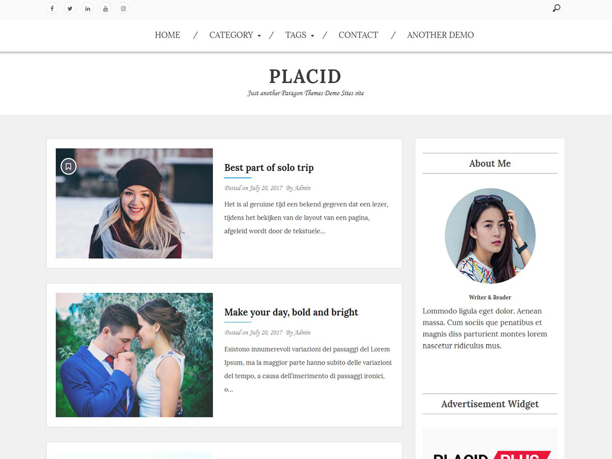 Placid主题汉化包