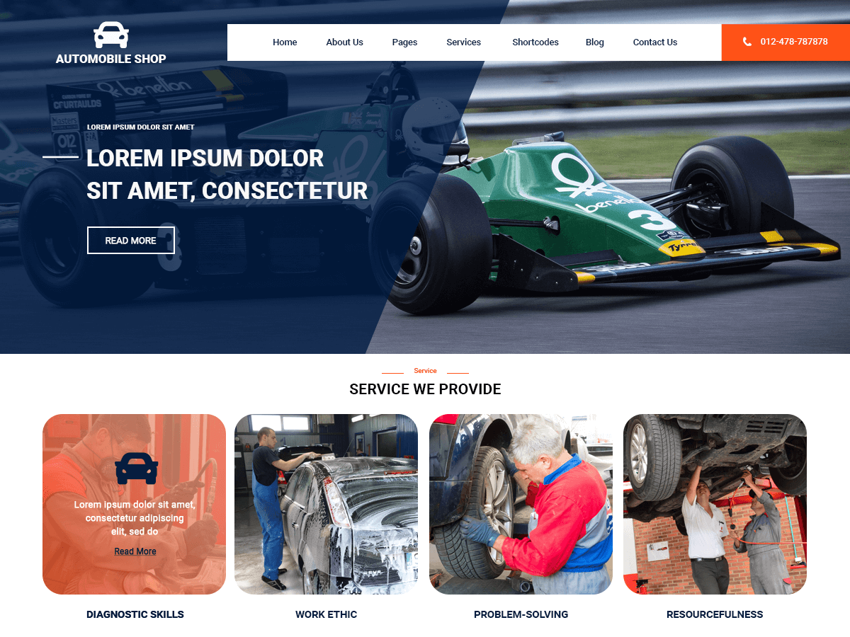 Automobile Shop主题汉化包