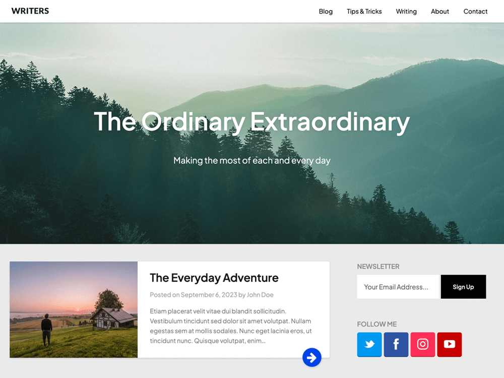 Writers Lifestyle主题汉化包