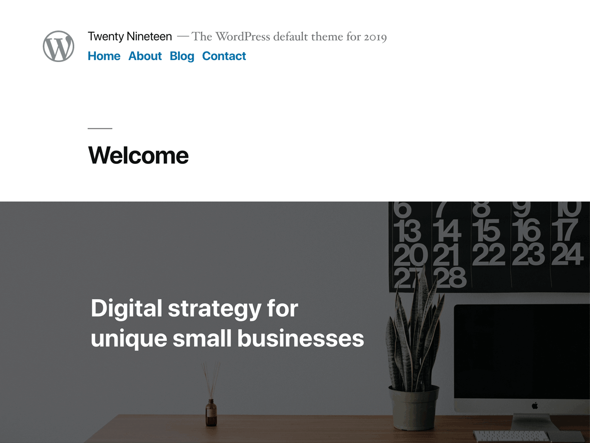 Twenty Nineteen主题汉化包