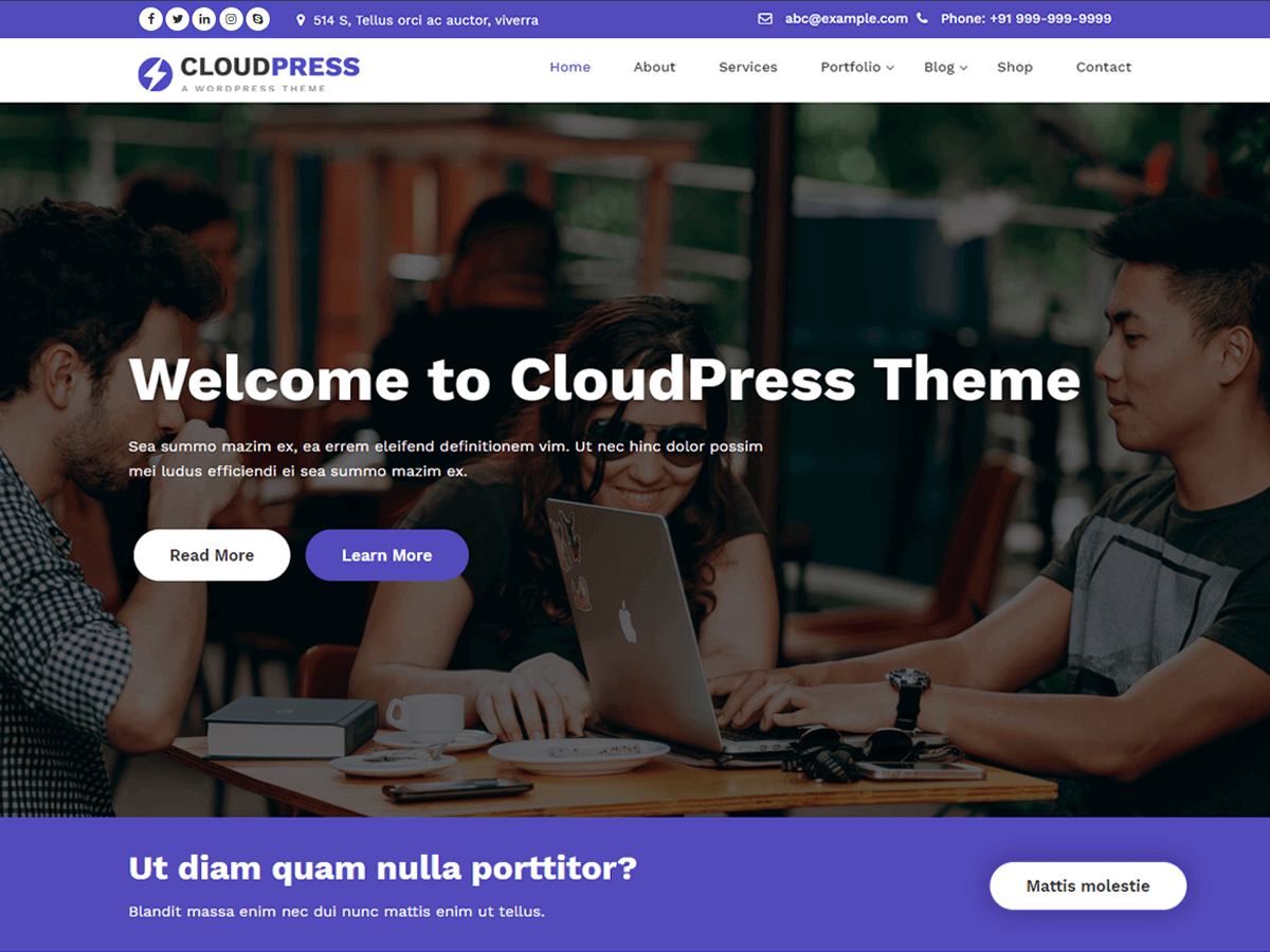 CloudPress主题汉化包