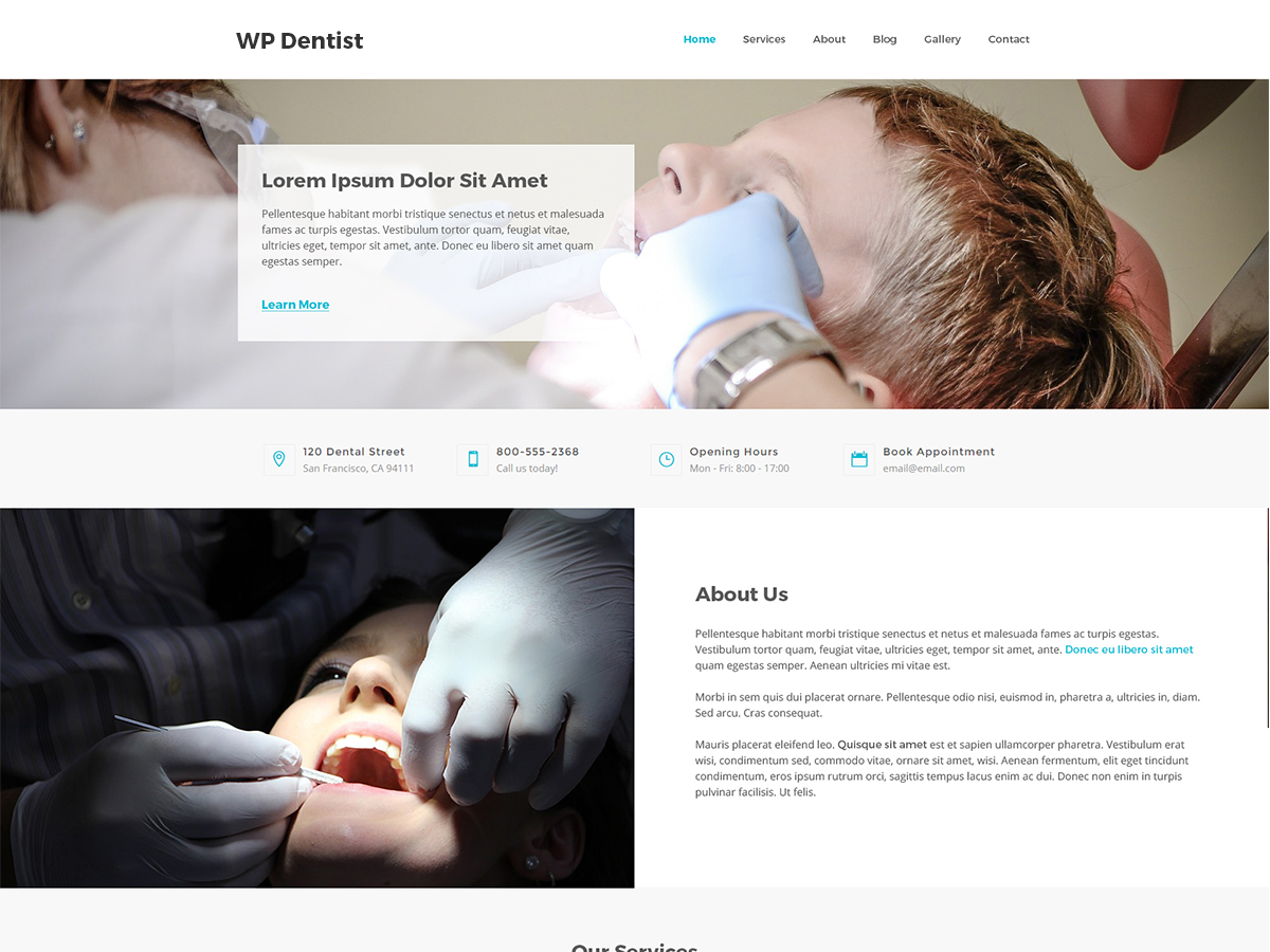 WP Dentist主题汉化包