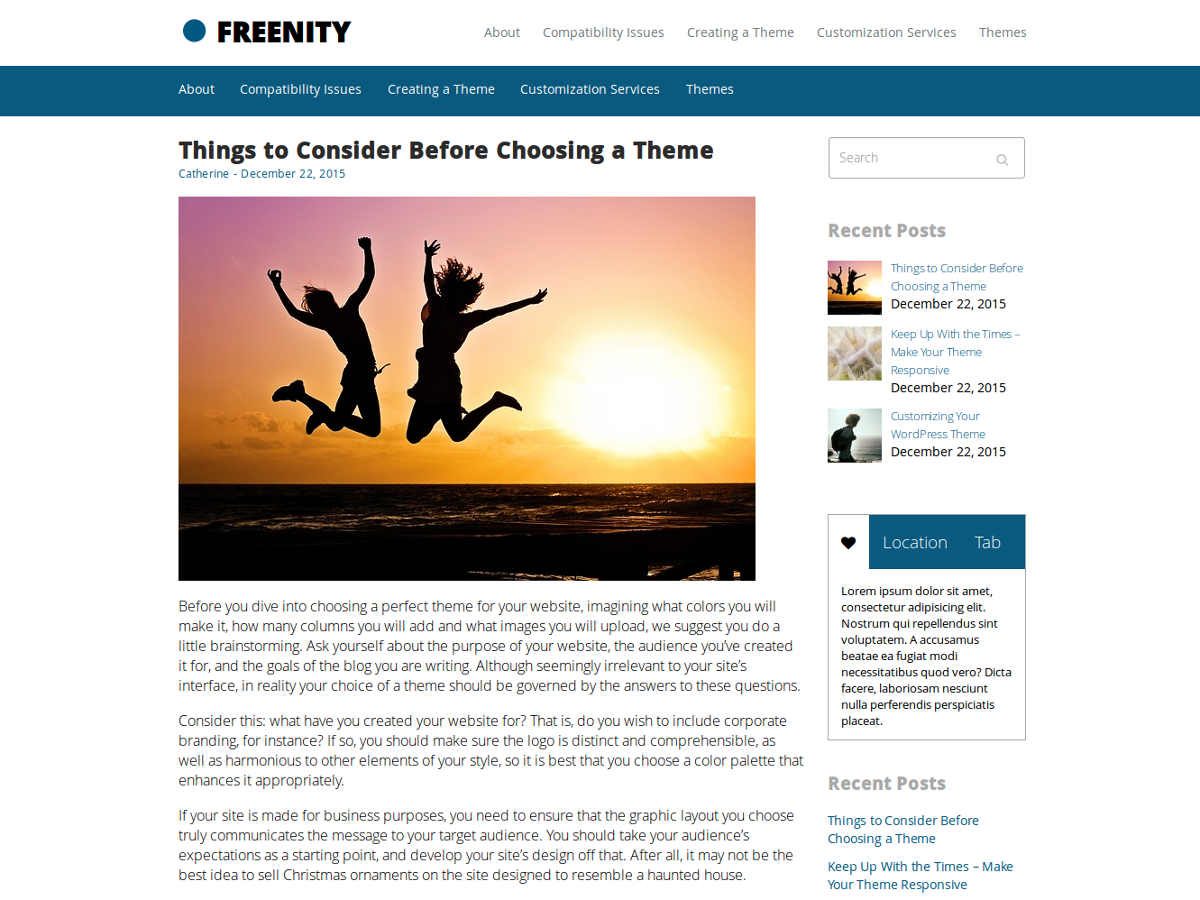 Freenity主题汉化包