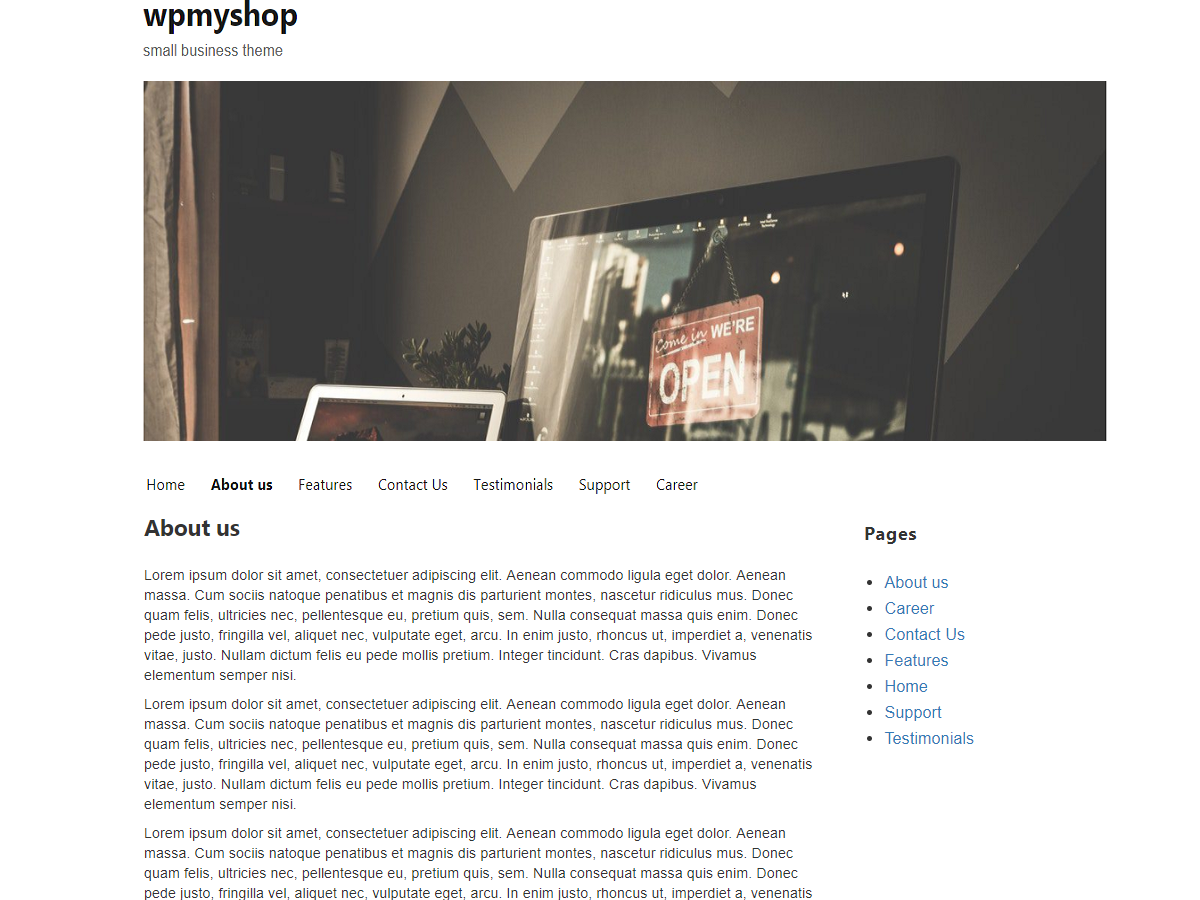 wpmyshop主题汉化包