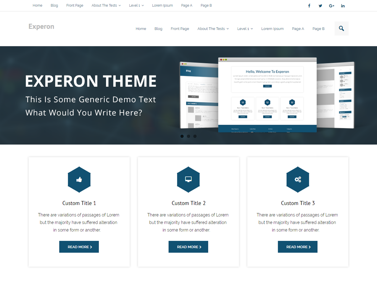 Experon Business主题汉化包