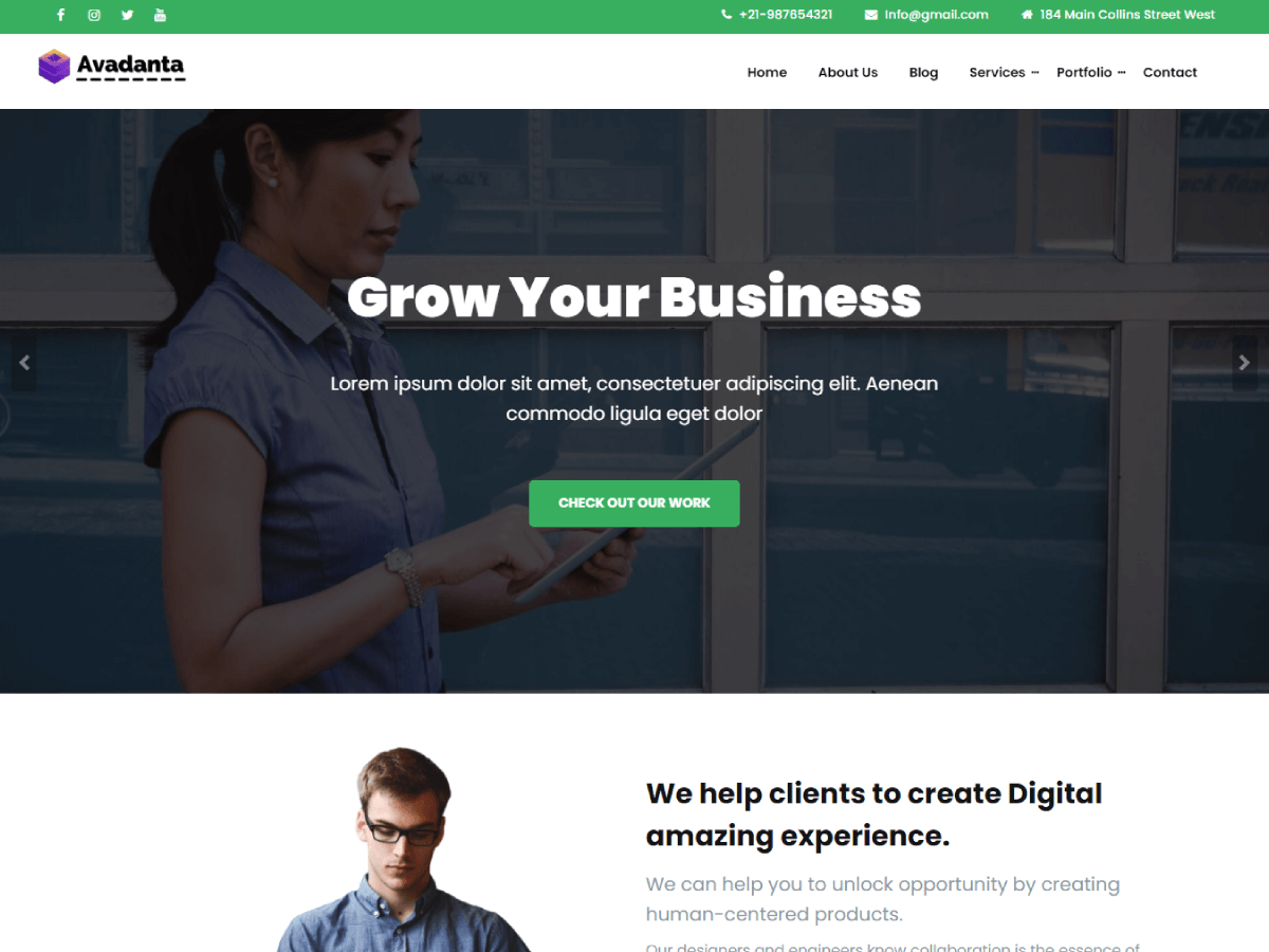 Avadanta Agency主题汉化包