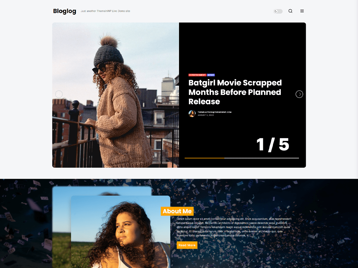 Bloglog主题汉化包