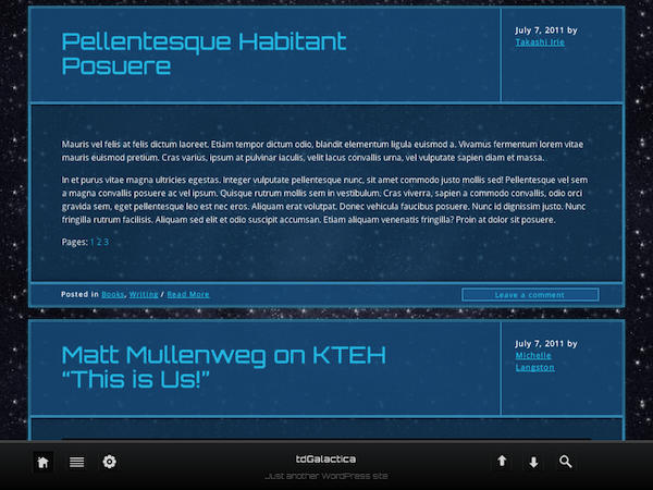 tdGalactica主题汉化包