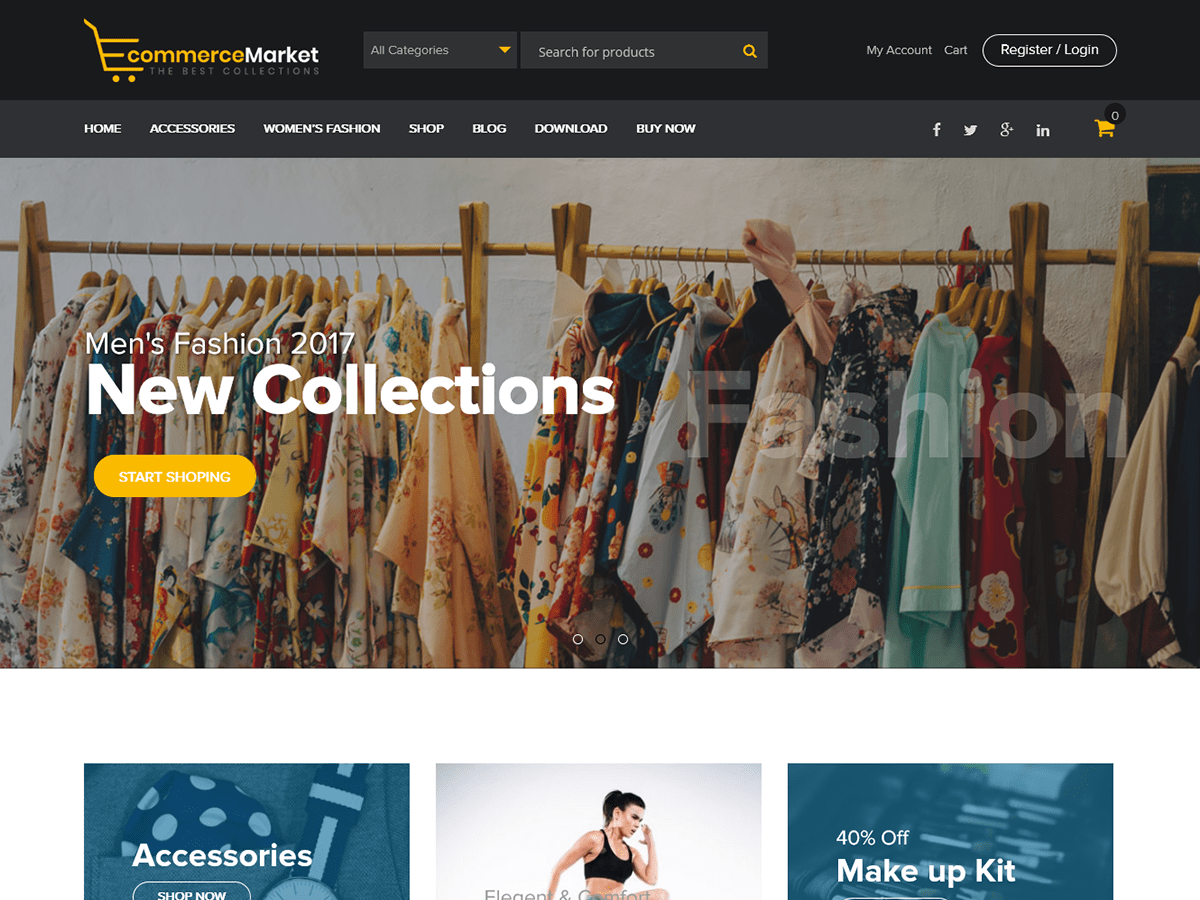 eCommerce Market主题汉化包