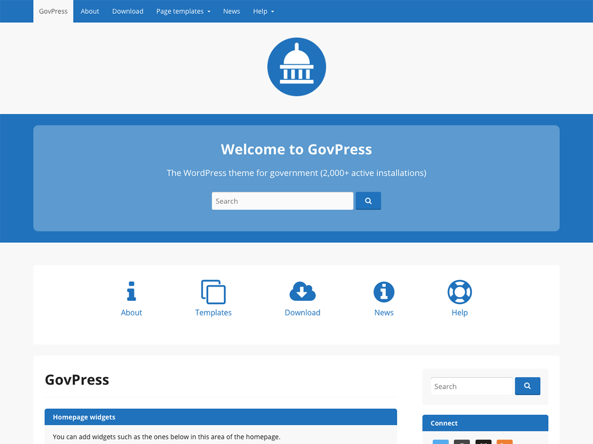 GovPress主题汉化包