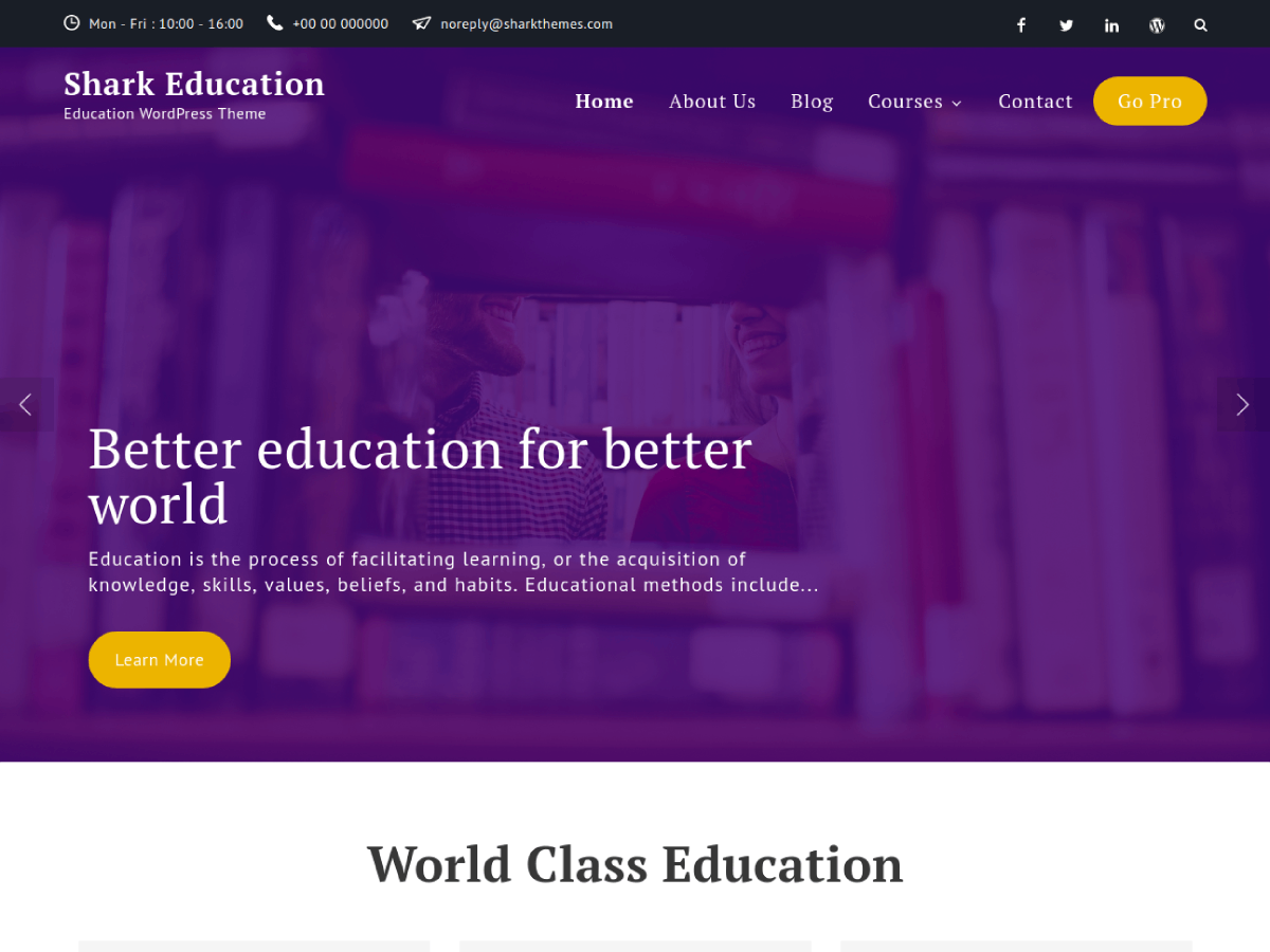 Shark Education主题汉化包